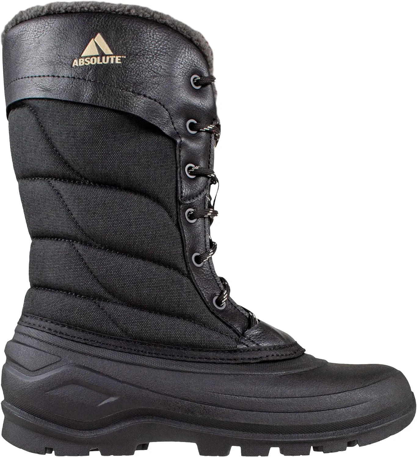 Absolute Mariah 2 Tall Snow Winter Boots for Women, Warm, Insulated, Faux Fur Collar, Fleece Lined