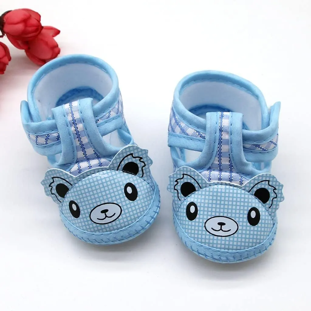 Baby Walking Shoes, 0-12 Months Newborn Baby Girls Soft First Walking Shoes Summer Cute Flowers Flat Sandals Slipper