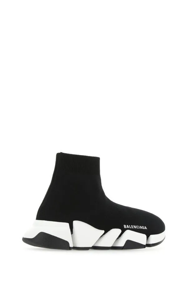 BALENCIAGA | Black stretch fabric Speed 2.0 sneakers