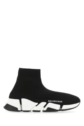 BALENCIAGA | Black stretch fabric Speed 2.0 sneakers