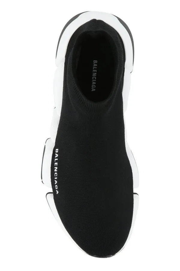 BALENCIAGA | Black stretch fabric Speed 2.0 sneakers