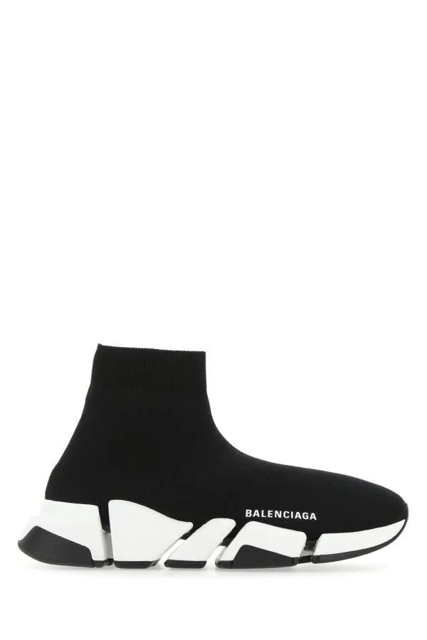 BALENCIAGA | Black stretch fabric Speed 2.0 sneakers
