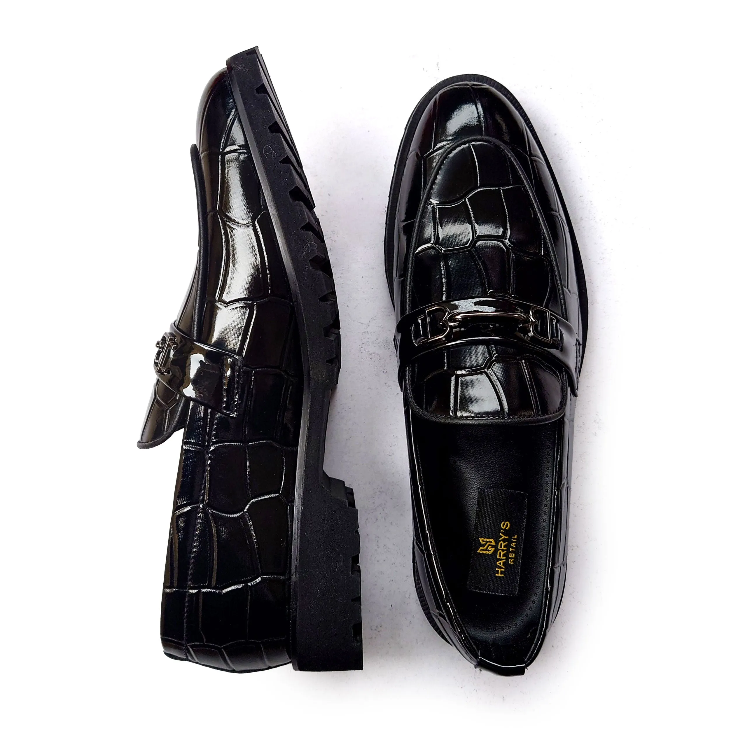 BLACK SHINY VIBRAM 5011