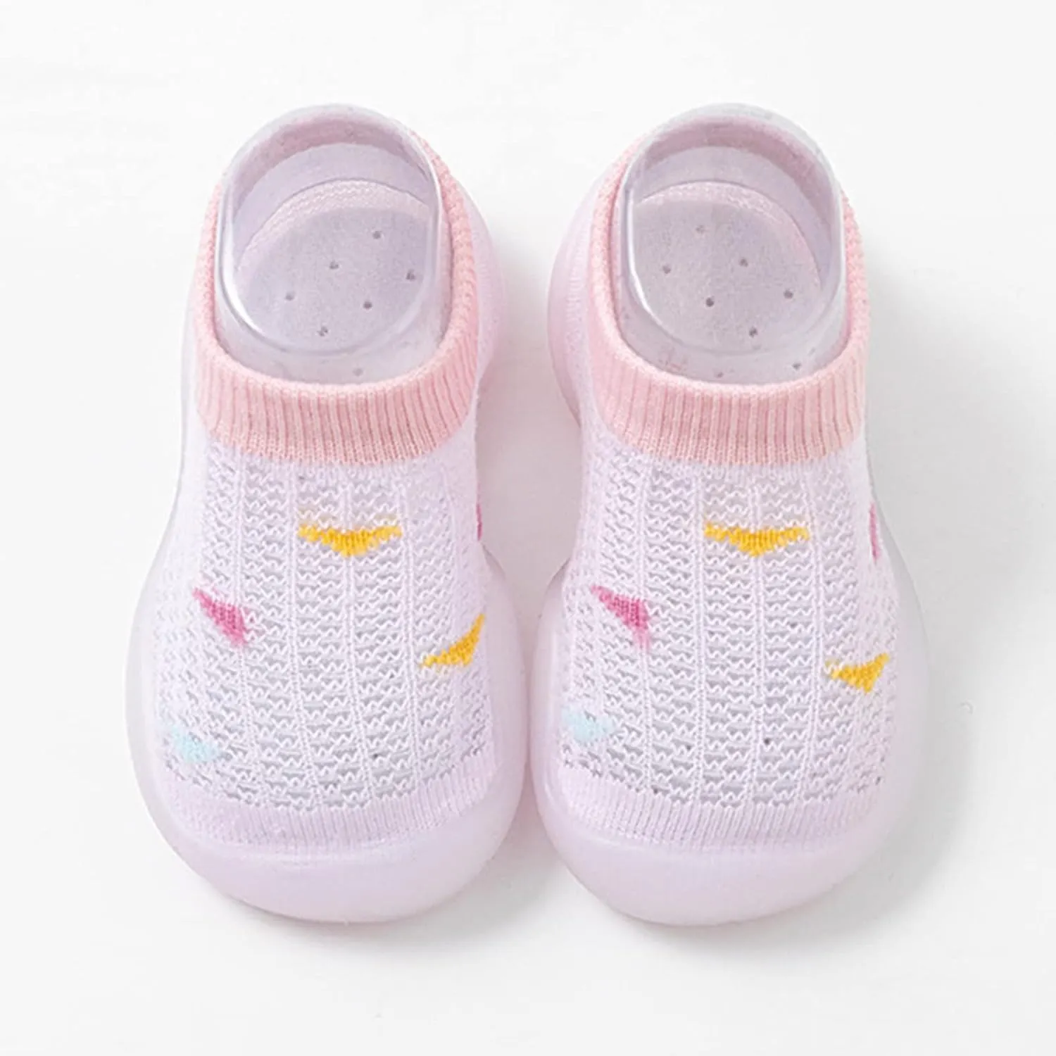 Boy Girl Baby Sock Shoes,0-3 Years Infant Boys Girls Summer Socks Shoes Breathable Mesh Non Slip First Walkers Shoes