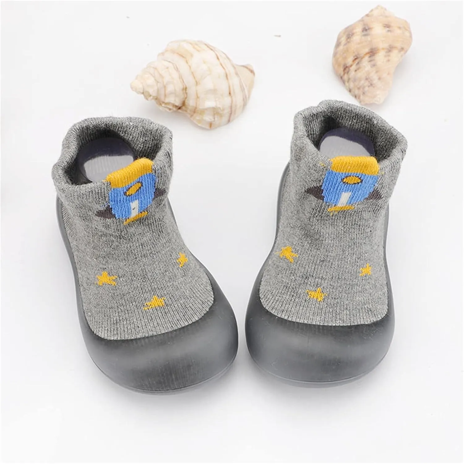 Boy Girl Baby Sock Shoes,0-3 Years Newborn Baby Boys Girls Sock Shoes Cute Cartoon First Walking Shoes Prewalker