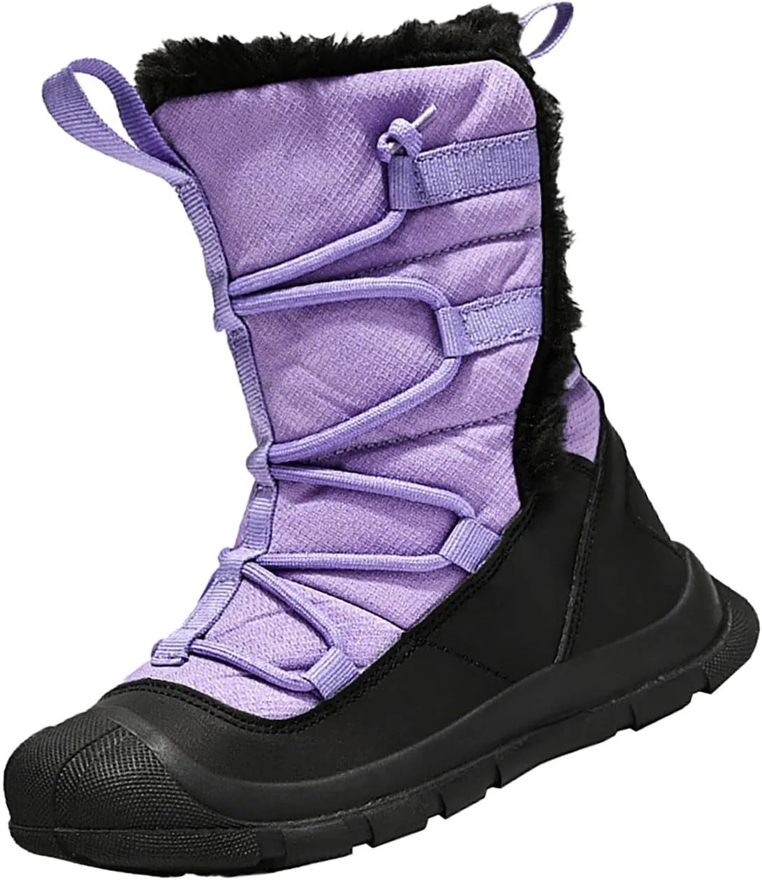 Boys Kids Snow Boots Winter Water-Proof Non Slip Platform Cold Weather Insulated Shoes Outdoor Hiking Sneakers