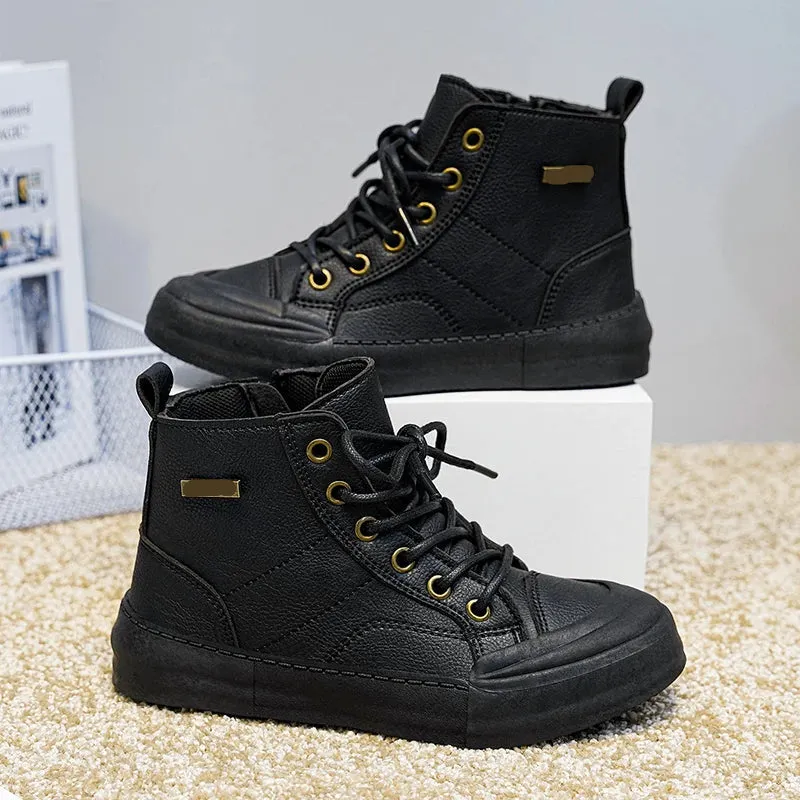 Children's Fashionable Ankle-length Winter Boots for Boys