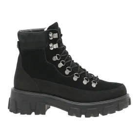 Combat Leather Boot - Warm Black