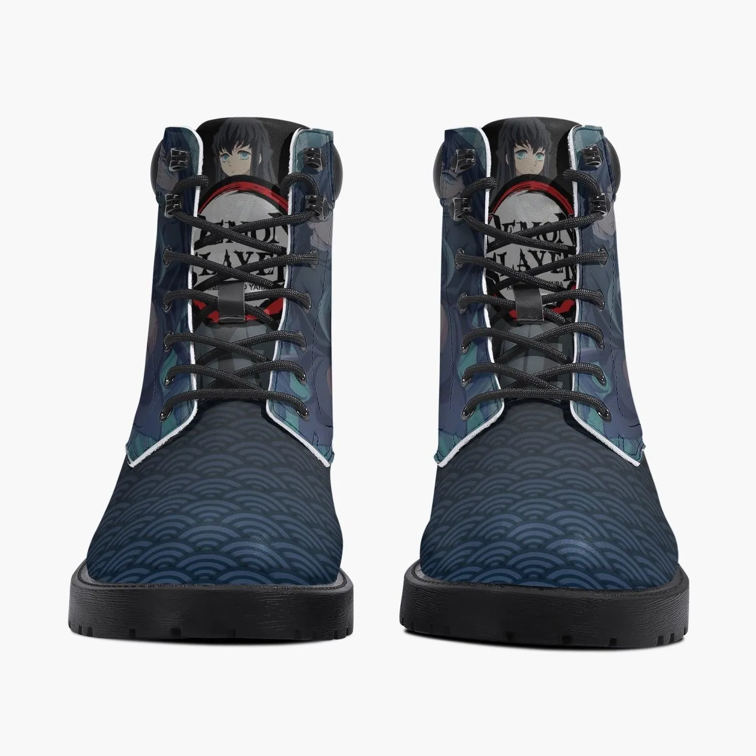 Demon Slayer Muchiro Tokito Casual Leather Boots Anime Shoes