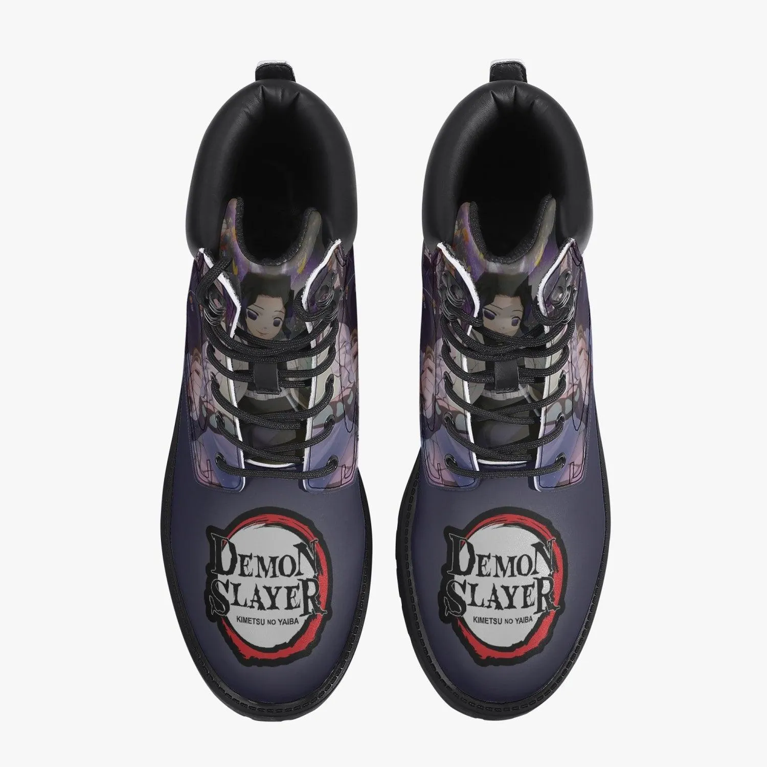 Demon Slayer Shinobu Kocho Casual Leather Boots Anime Shoes