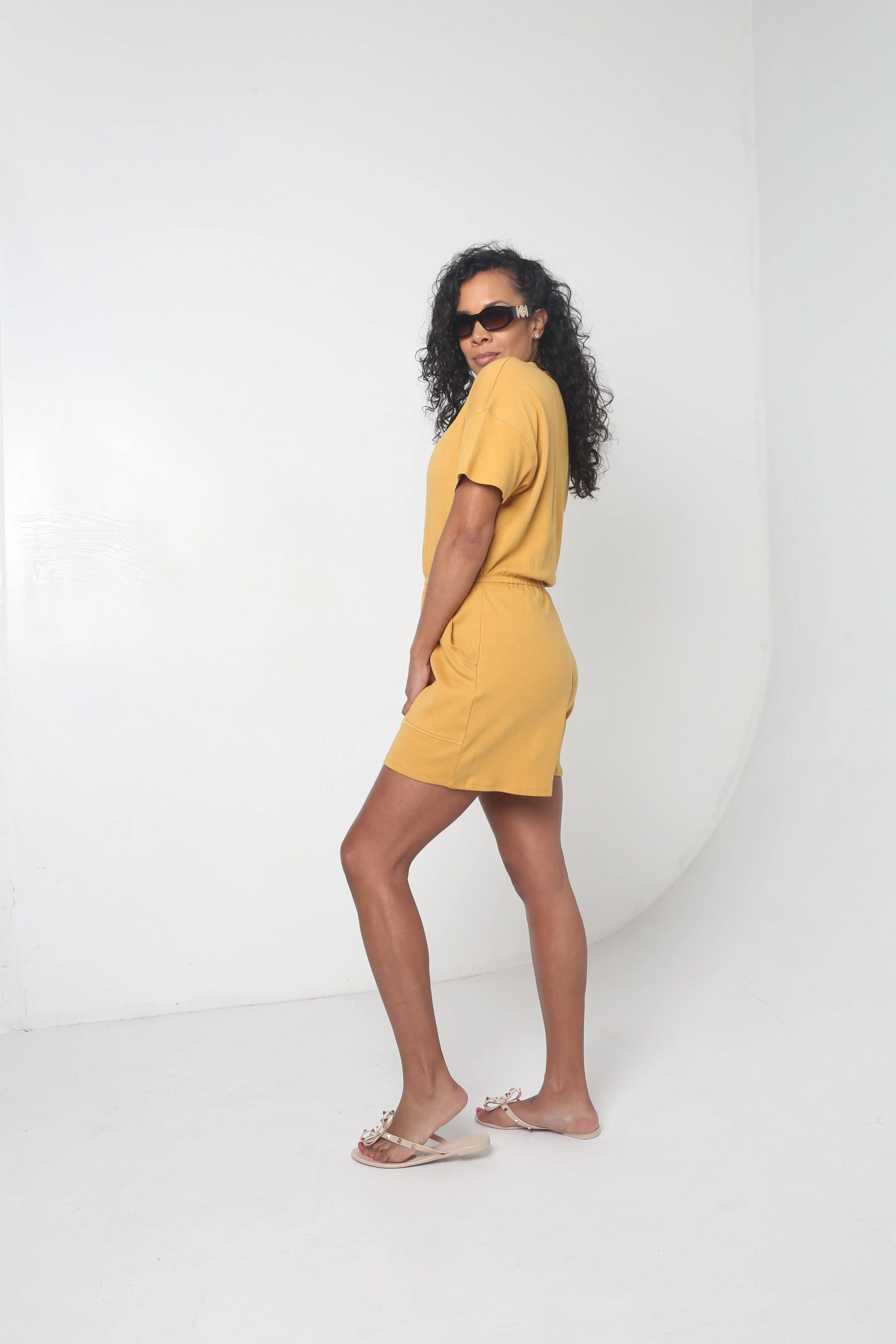 Everyday Romper | Mustard