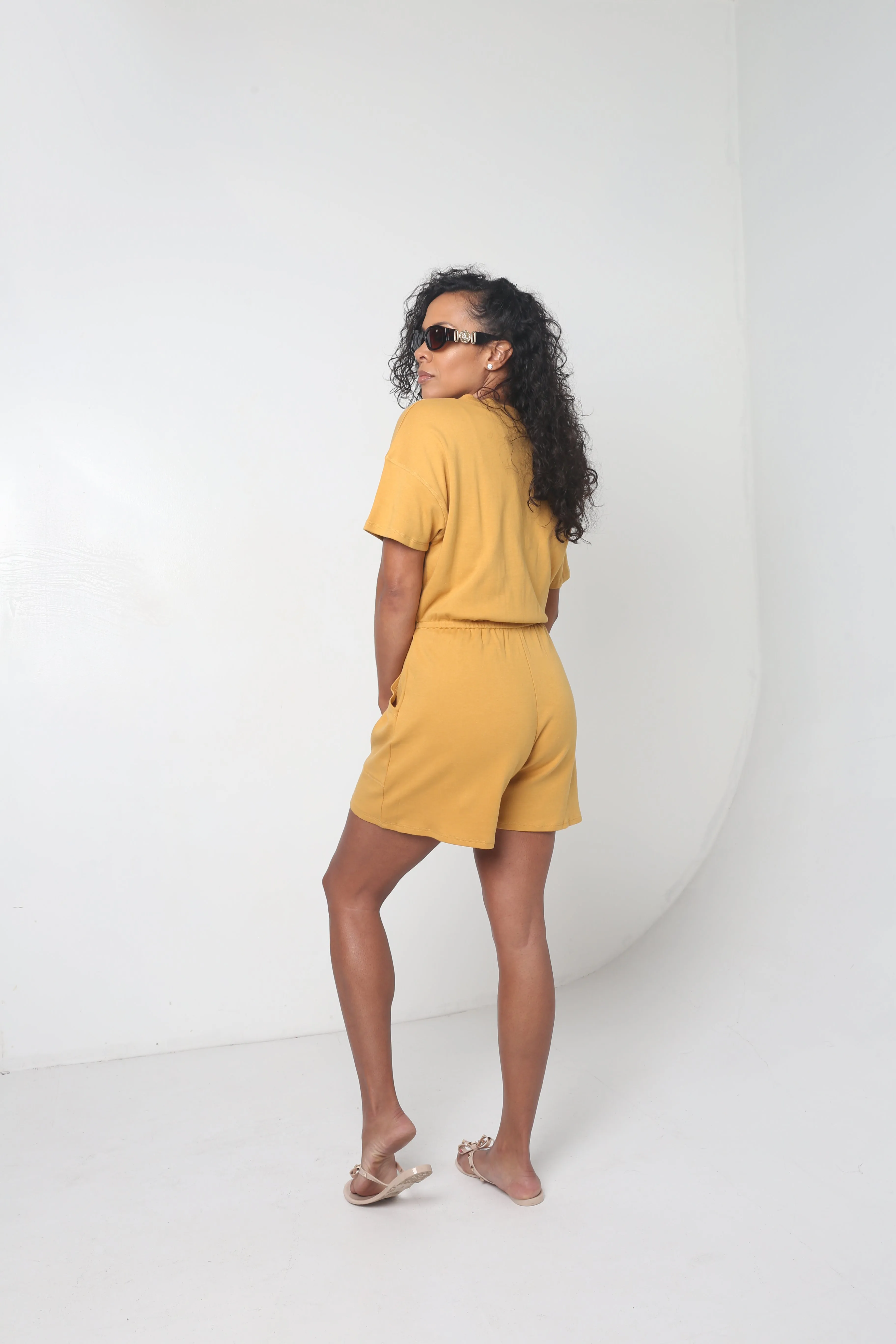 Everyday Romper | Mustard