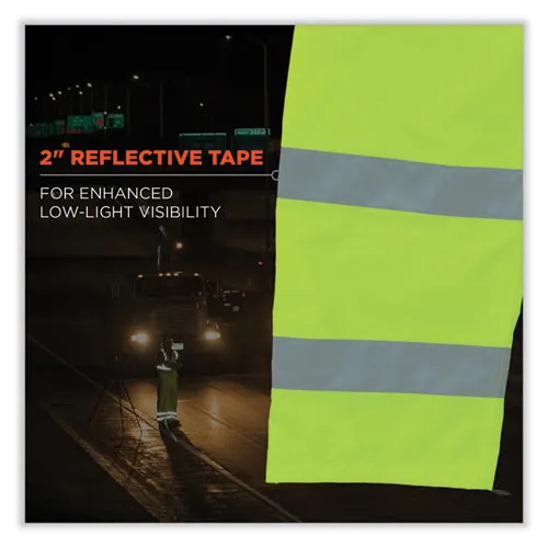 Glowear 8915 Class E Hi-vis Rain Pants, 2x-large, Lime, Ships In 1-3 Business Days