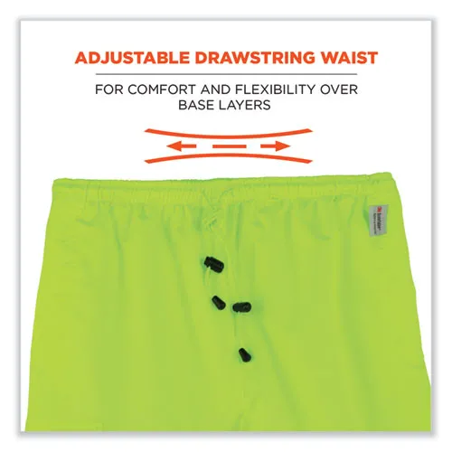 Glowear 8915 Class E Hi-vis Rain Pants, 2x-large, Lime, Ships In 1-3 Business Days