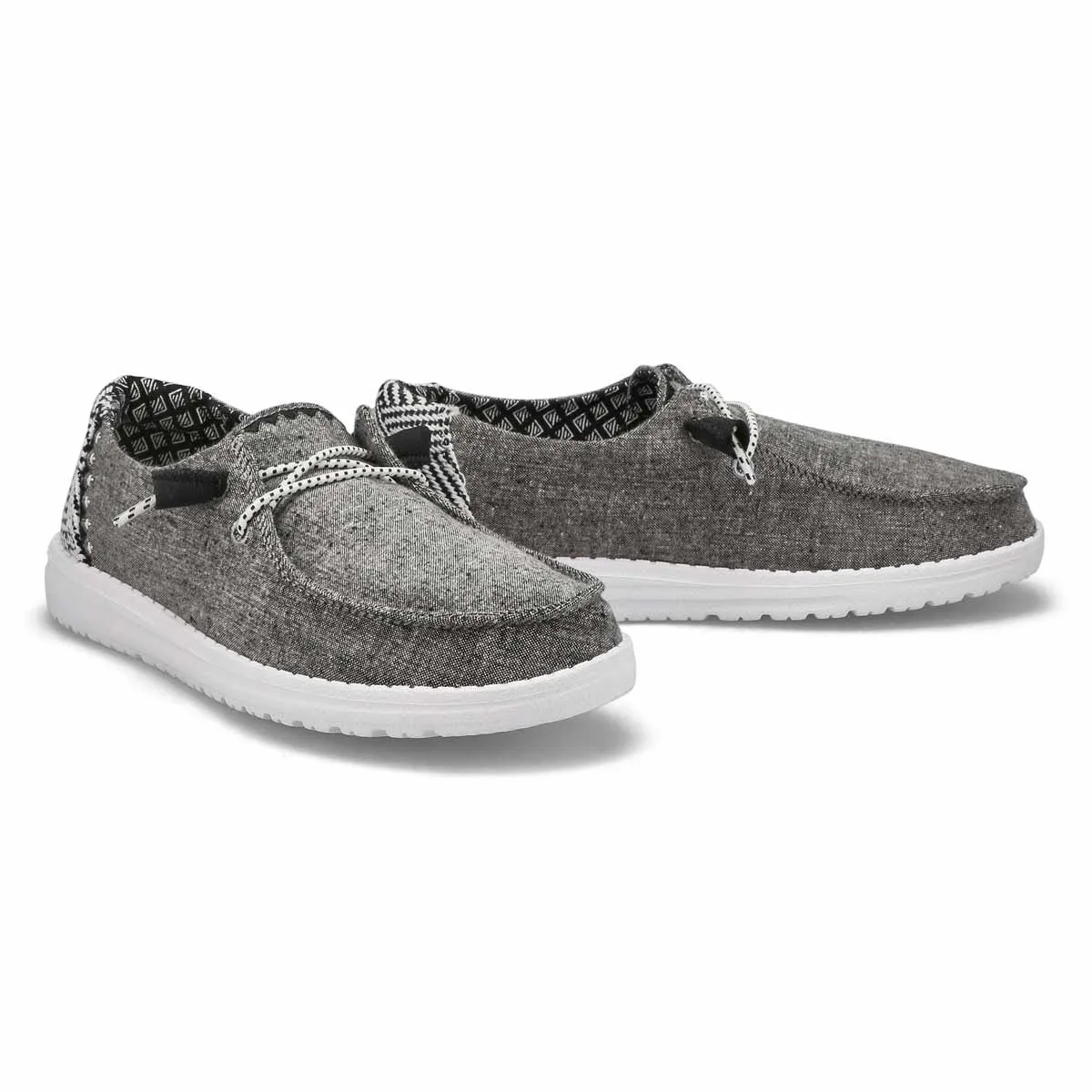 Hey Dude Wendy Chambray Onyx 40059-09u