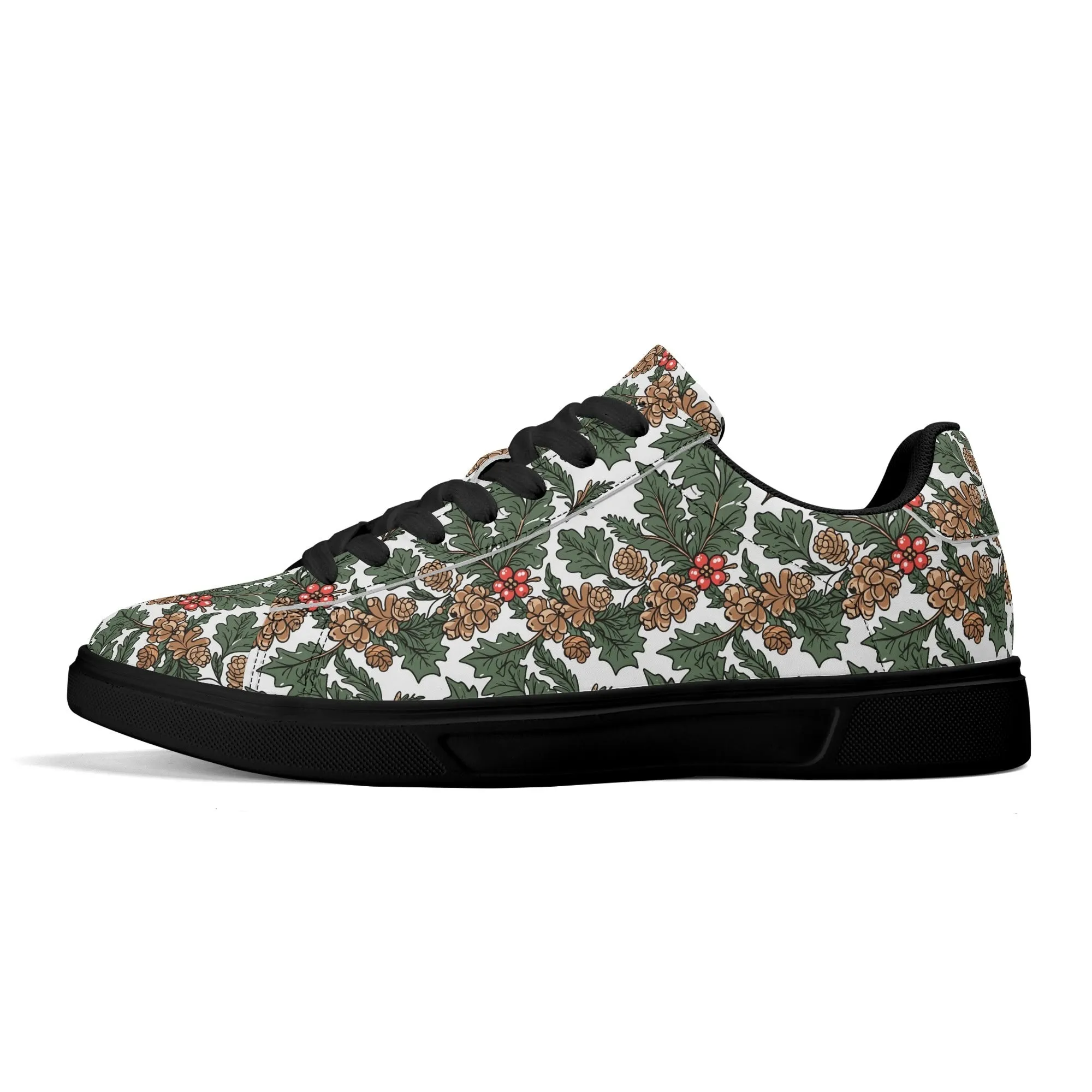 Holly Pine Adult Lightweight Brand Low Top Leather Shoes
