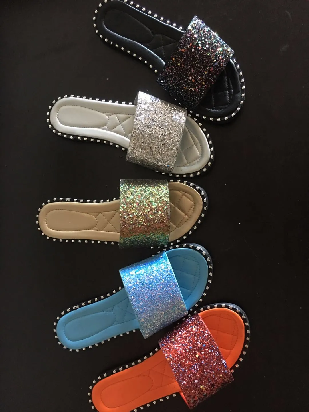 Hot selling shiny slippers SY0058
