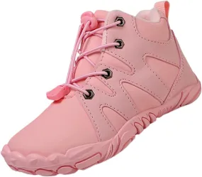 Kids aterproof Barefoot Boots Boys Girls Winter Warm Winter Shoes Boots Wide Toe Highly Elastic Non-Slip Shoes