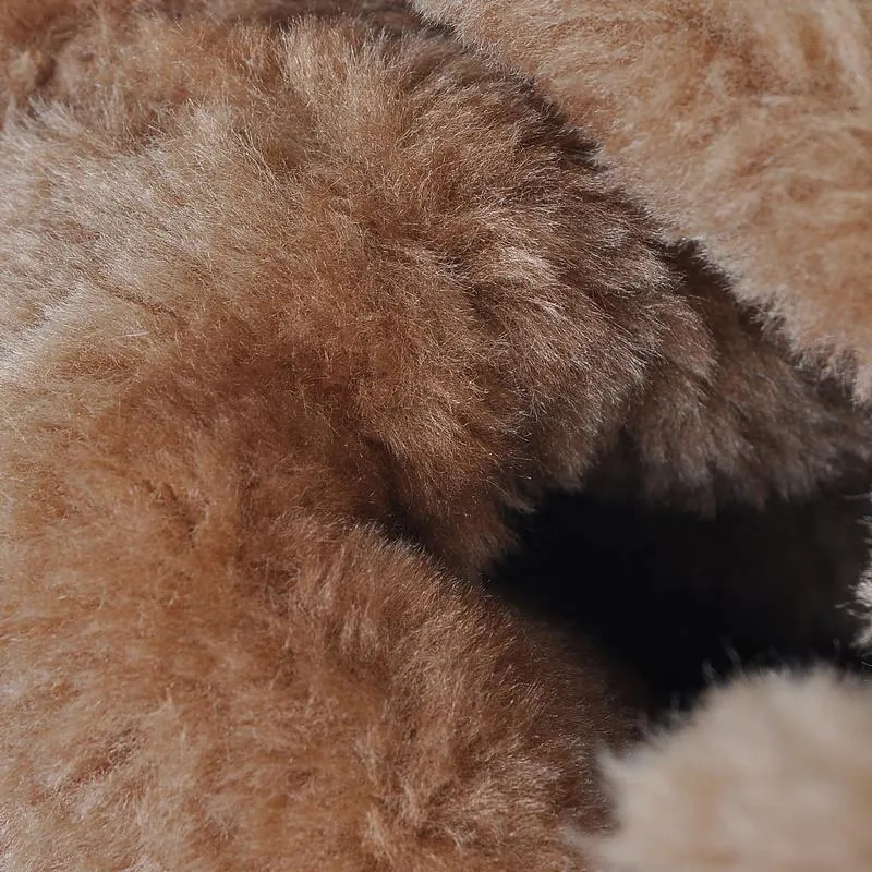 Lace up Warm Fur Platform Winter Boots