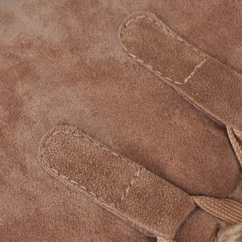 Lace up Warm Fur Platform Winter Boots