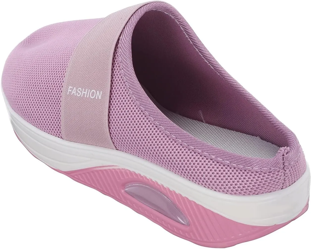 Ladies Orthopedic Walking Shoes Mules for Women 2025 Casual Mesh Summer Slip-On Breathable Slippers Closed Toe Diabetic Air-Cushion Slingback Slides with Arch-Support