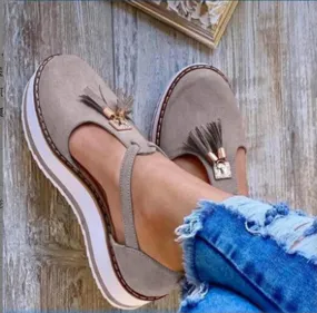 Ladmiple Sneakers For Women Walking Shoes Slip On Low Top Fashion Dressy Casual Summer Comfort Non Slip Flats Loafers