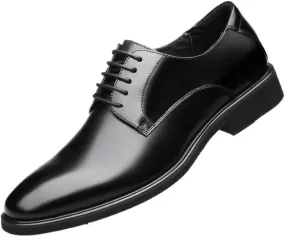 Men's Classic Lace-up Oxfords Men Patent Leather Formal Business Dress Shoes Mens Tuxedo Shoes