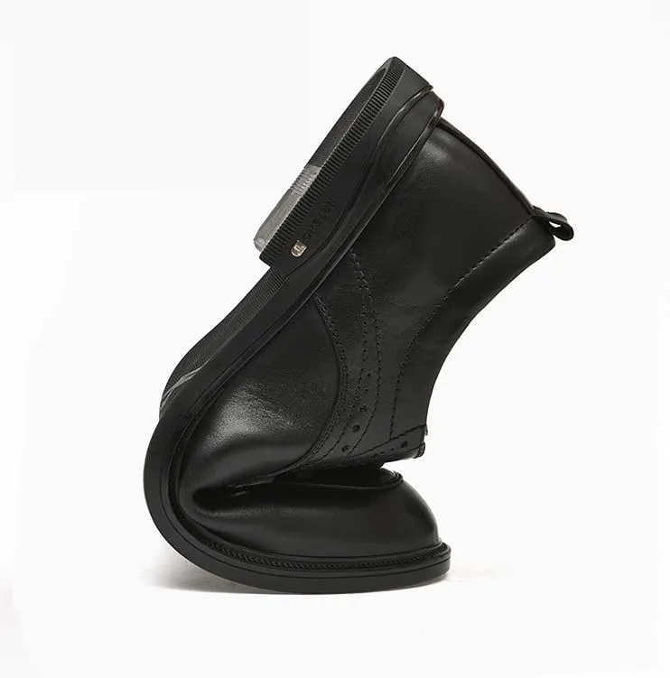 Men's Patent Leather Oxford Shoes - Classic Pointed-Toe Derby Dress Shoes for Business and Casual Wear