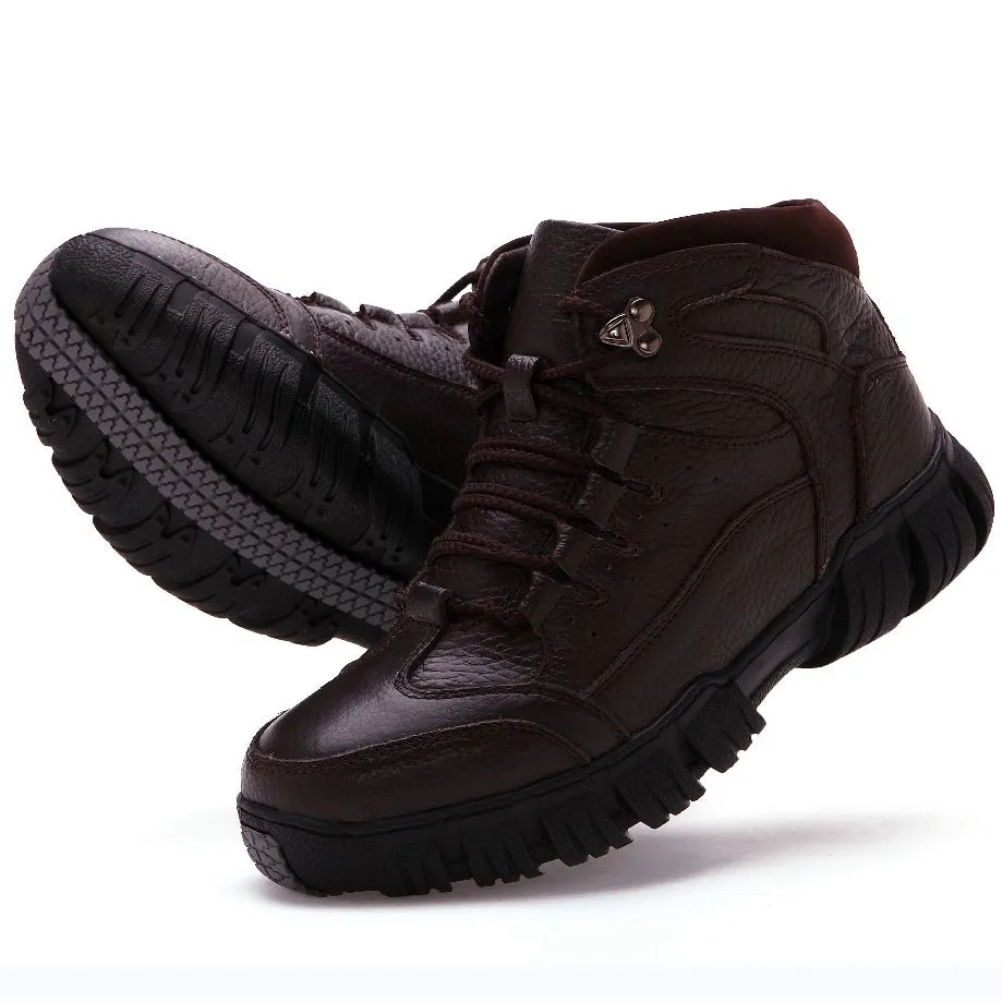 Men's Winter Genuine Leather Warm Boots
