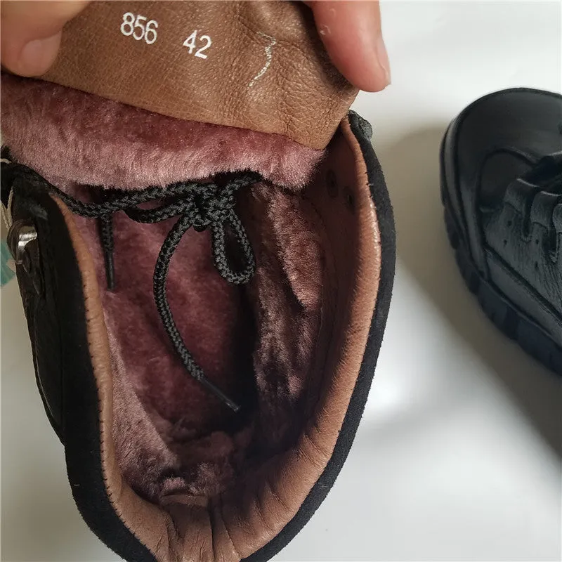 Men's Winter Genuine Leather Warm Boots