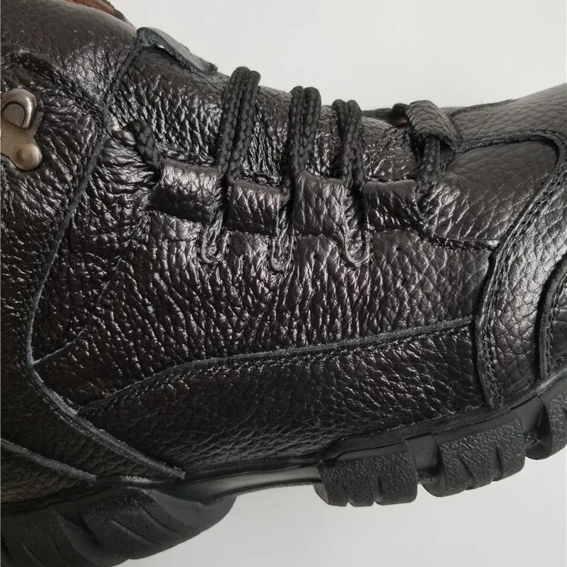 Men's Winter Genuine Leather Warm Boots
