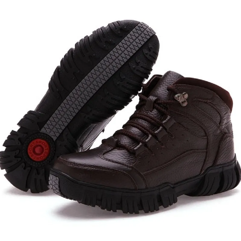 Men's Winter Genuine Leather Warm Boots