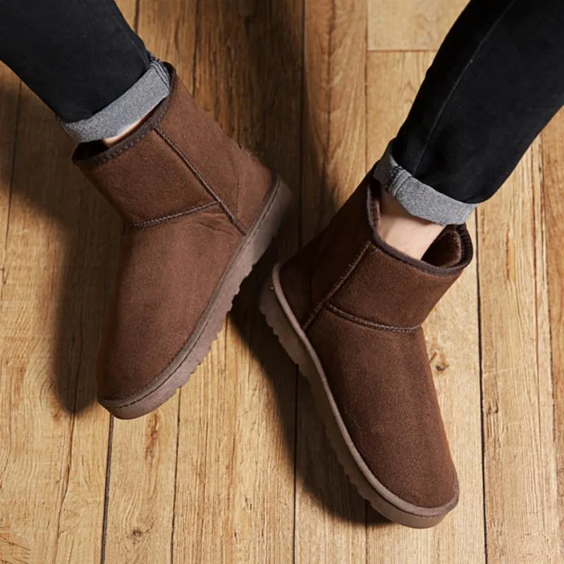 Men's Winter Lightweight Warm Ankle Boots