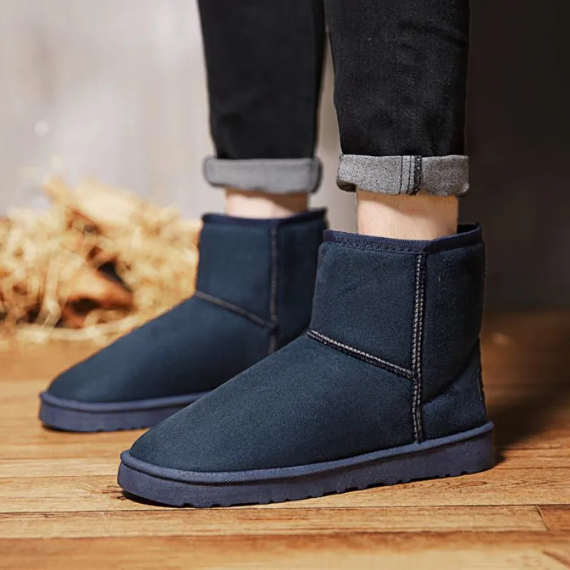 Men's Winter Lightweight Warm Ankle Boots