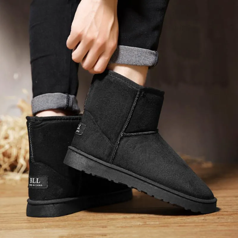 Men's Winter Lightweight Warm Ankle Boots