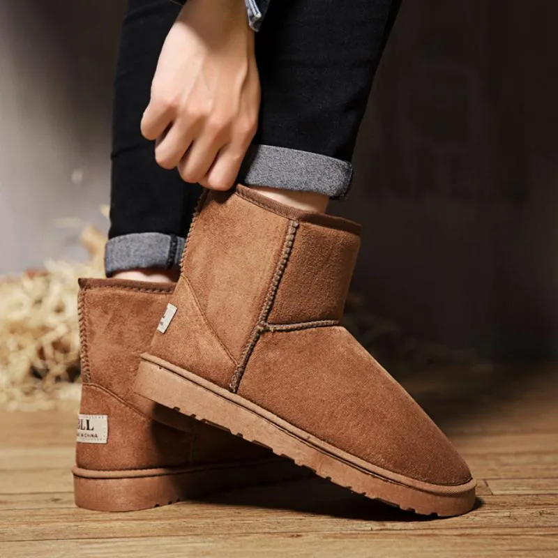 Men's Winter Lightweight Warm Ankle Boots