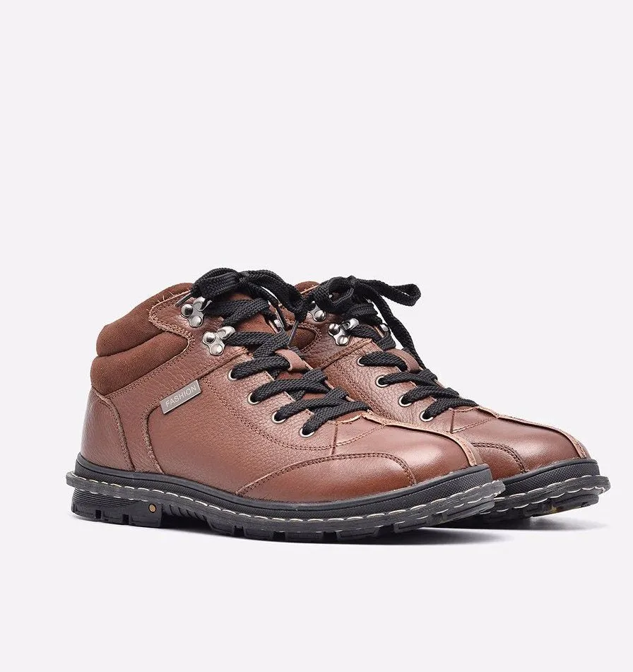 Men's Winter Warm Genuine Cowhide Shoes