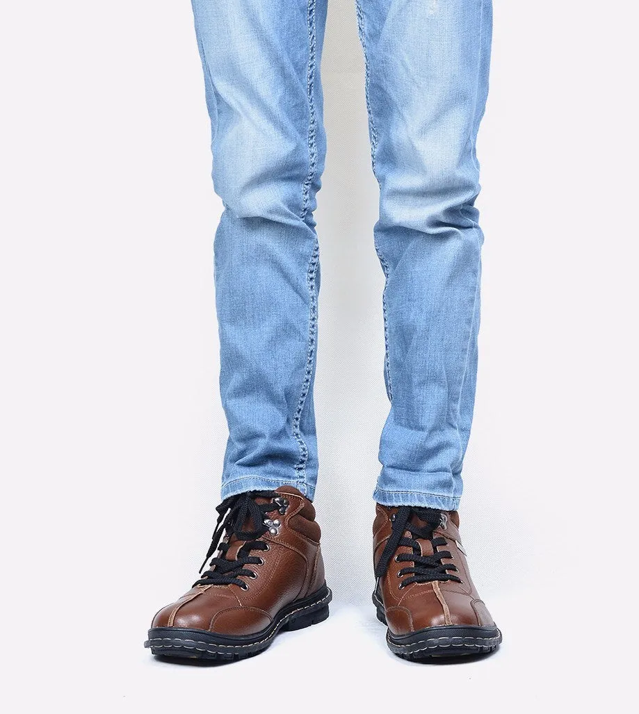 Men's Winter Warm Genuine Cowhide Shoes
