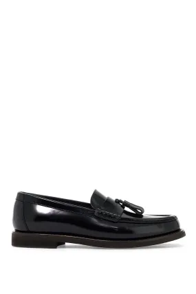 MINIMAL SHINY TASSEL CALFSKIN LO