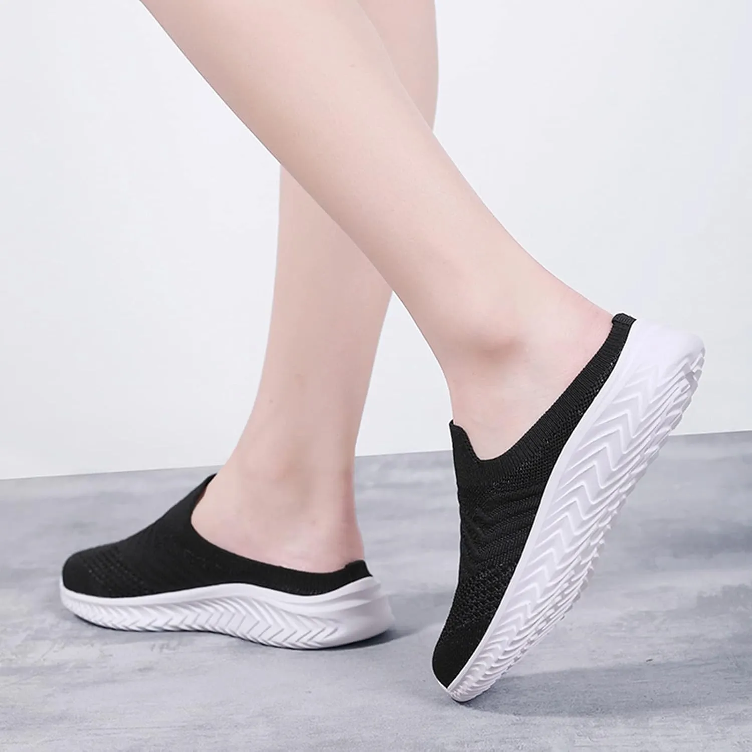 Mules for Women 2025 Backless Walking Sneakers Mens Tennis Shoes Comfort Casual Shoes Slip On Men's Fashion Sneakers Tennis Shoe Trainers Shoe