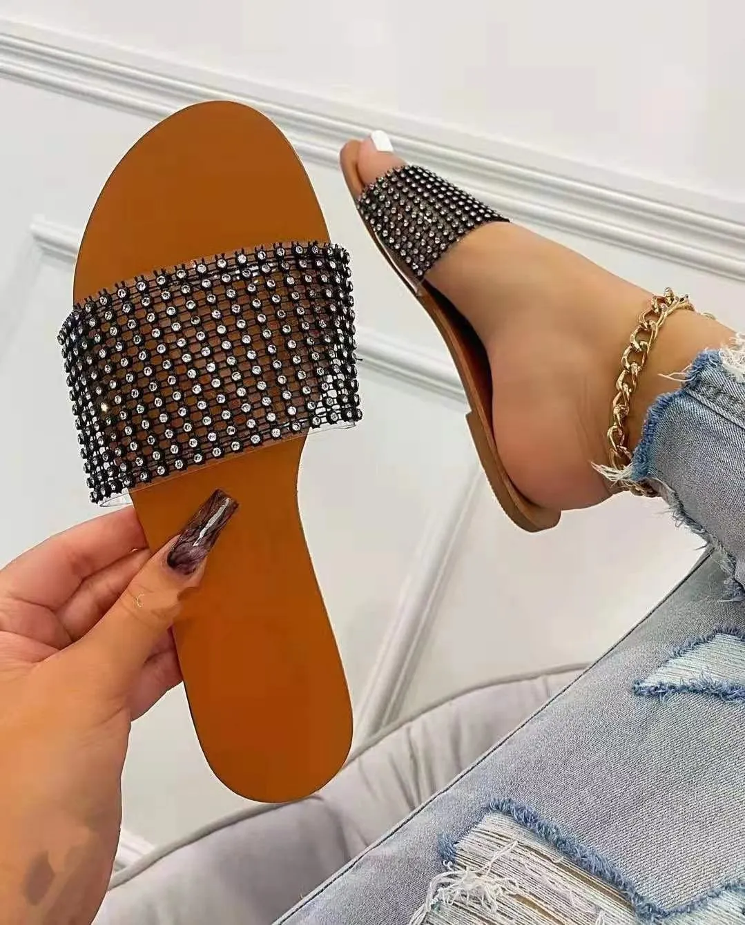 New Shiny slippers