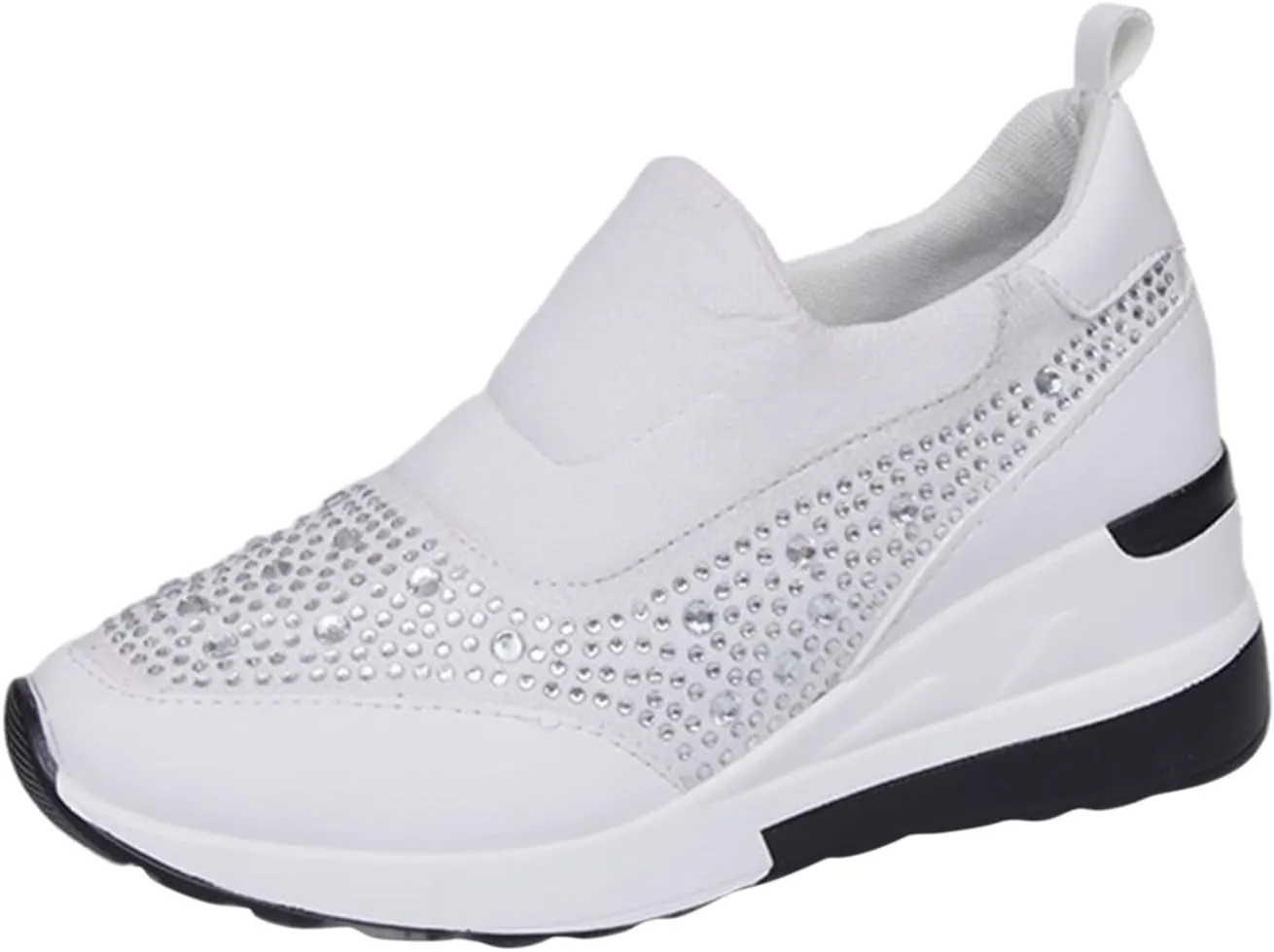 Orthopedic Shoes for Women Comfortable Running Shoes Breathable Mesh Womens Slip On Sneakers Women Walking Shoes with Arch Support Tennis Shoes Lightweight Casual Sneakers for Gym Travel Work
