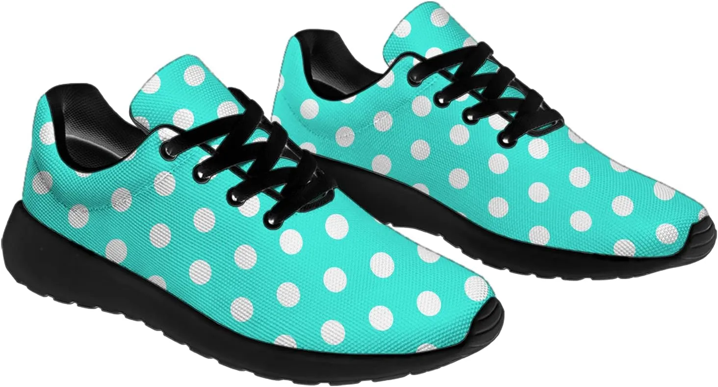 Polka Dot Shoes for Women Men Running Shoes Comfort Lightweight Walking Tennis Dots Sneakers Gifts
