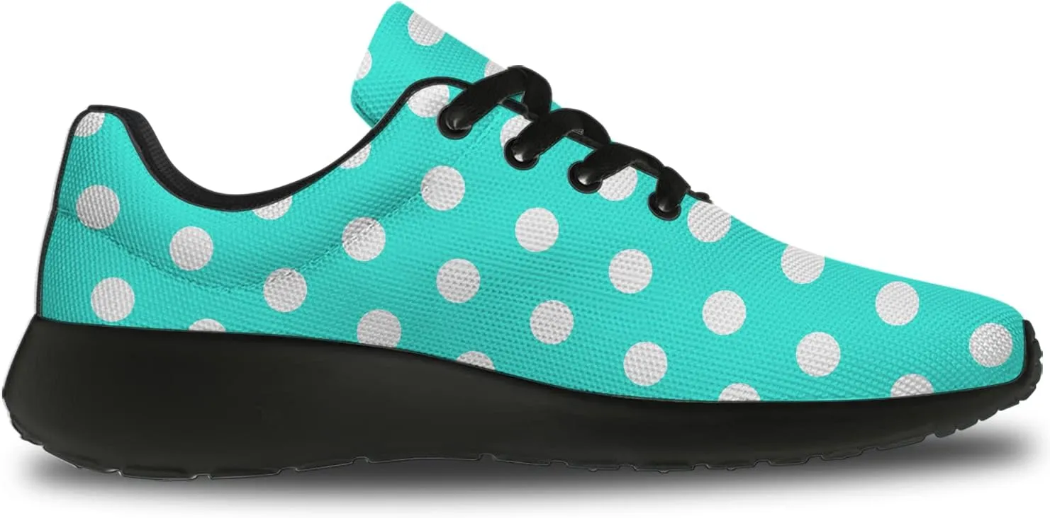 Polka Dot Shoes for Women Men Running Shoes Comfort Lightweight Walking Tennis Dots Sneakers Gifts
