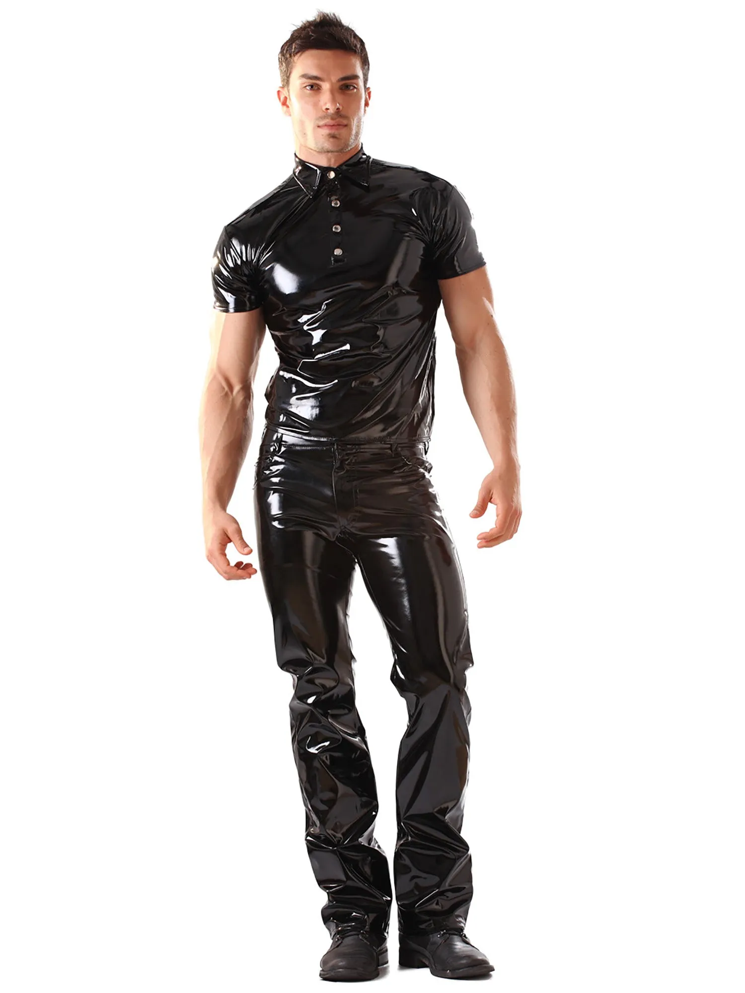 PVC Male Polo Top
