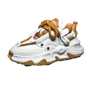 Quality Comfortable Men’s Casual Sneakers – Outdoor Breathable, Non-Slip, Wear-Resistant Platform Shoes