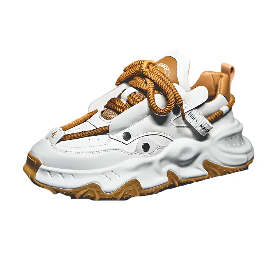 Quality Comfortable Men’s Casual Sneakers – Outdoor Breathable, Non-Slip, Wear-Resistant Platform Shoes