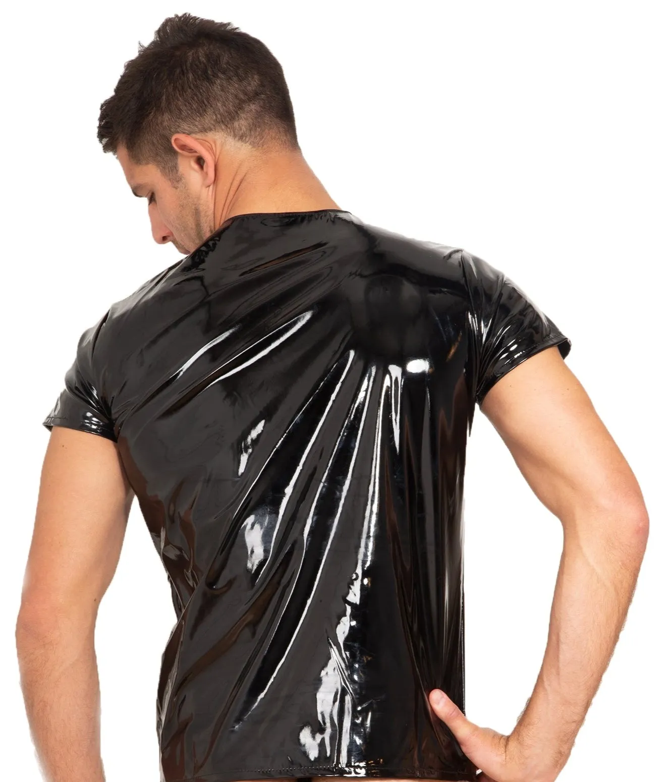Secret Sale - PVC Round Neck T Shirt