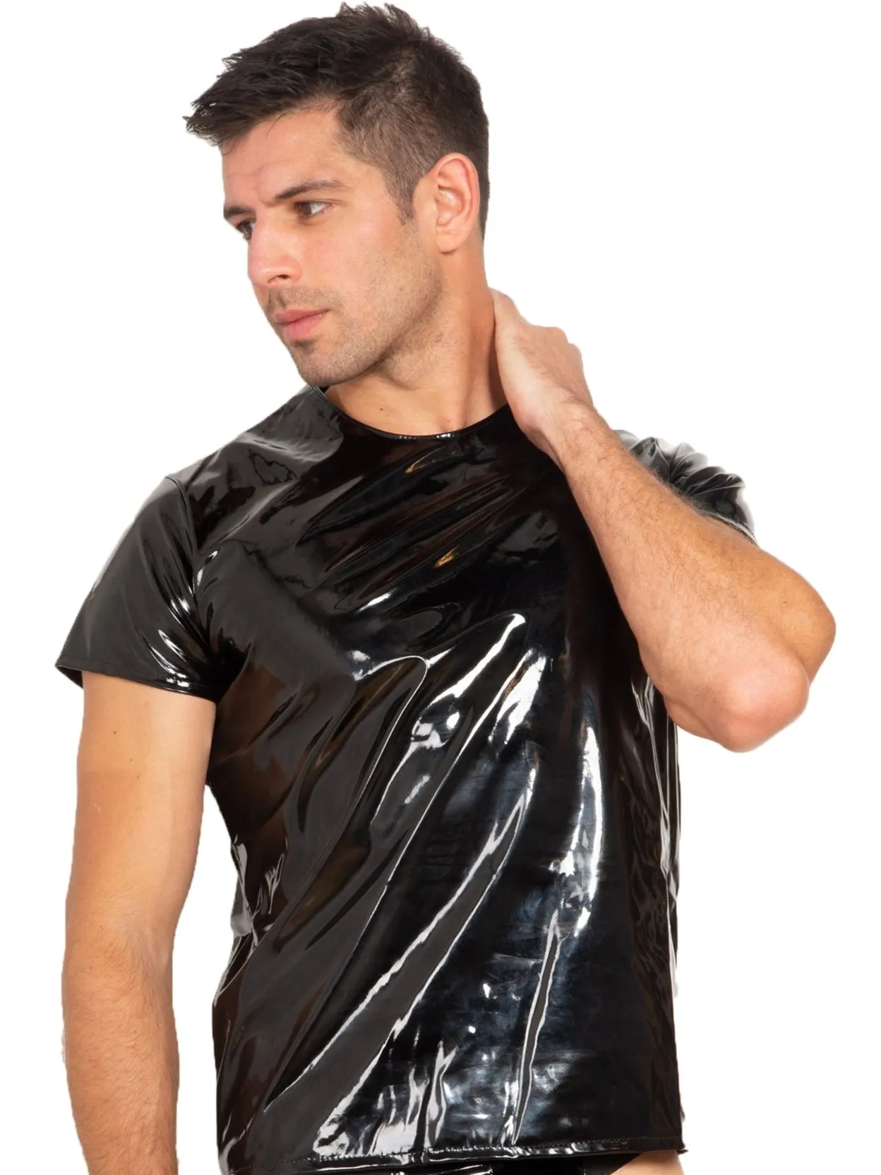 Secret Sale - PVC Round Neck T Shirt
