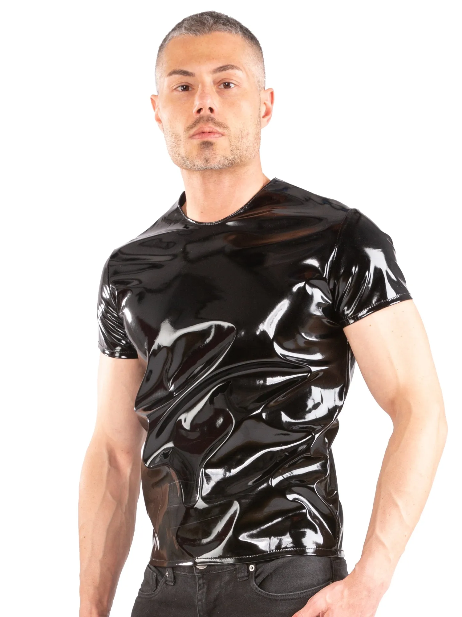 Secret Sale - PVC Round Neck T Shirt